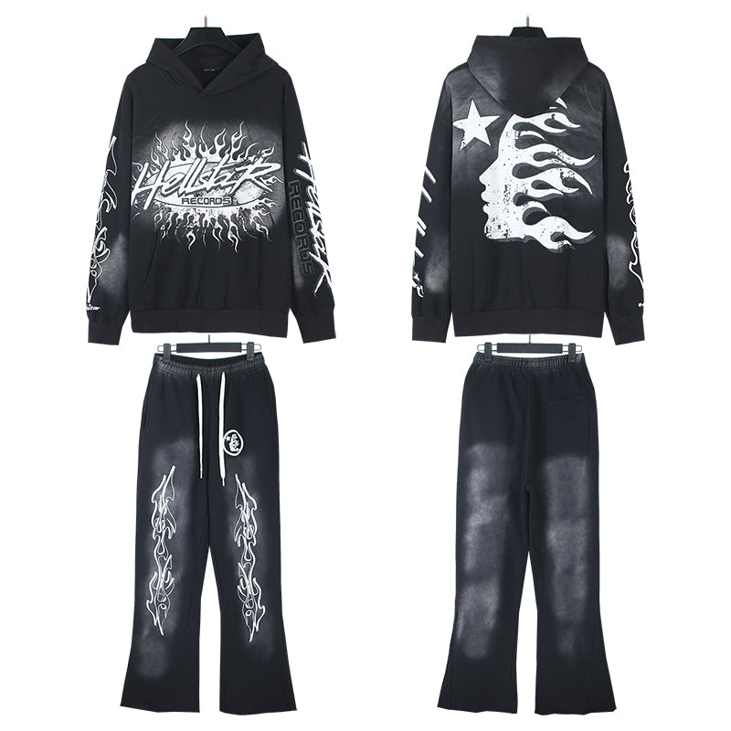 Hellstar Studios New Hoodie and Pants Set 2000