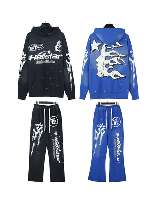 Hellstar Studios New Hoodie and Pants Set 2002