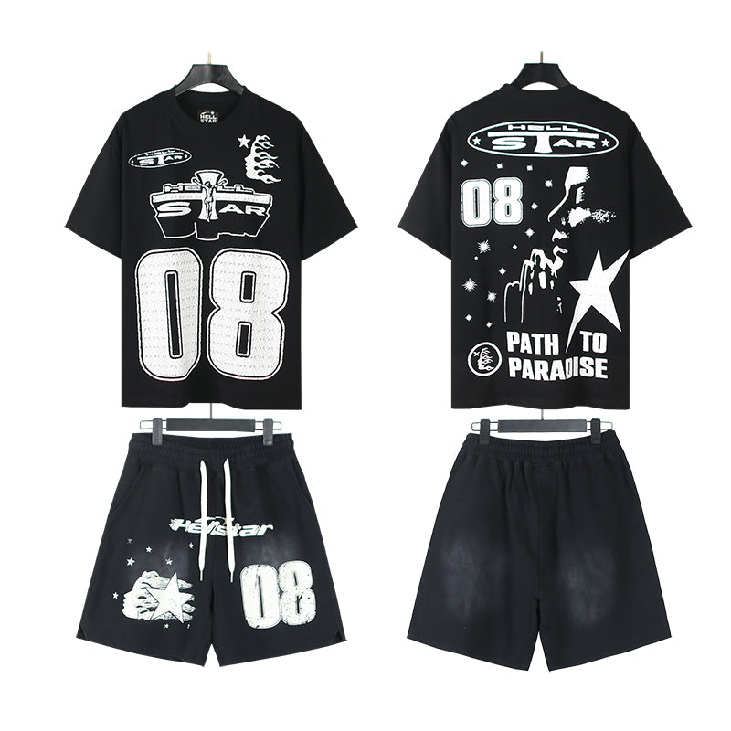 Hellstar new fashion T-shirt Suit