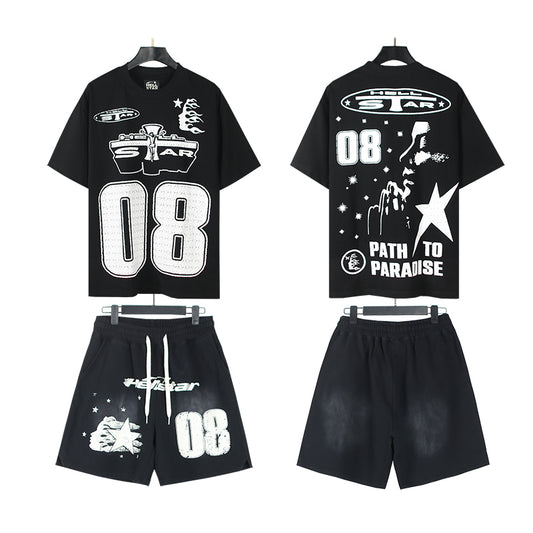 Hellstar new fashion T-shirt Suit