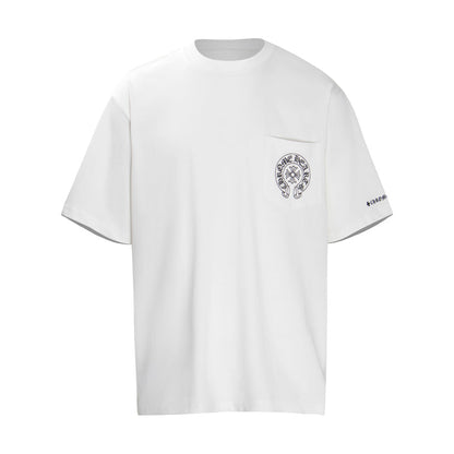 Chrome Hearts Horse Shoe Logo Pocket T-Shirt K6013