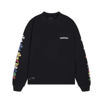 Chrome Hearts Men's Long-Sleeve T-shirtSweatshirt K8015