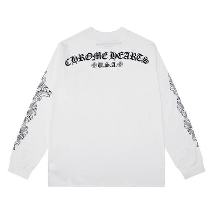 Chrome Hearts Men's Long-Sleeve T-shirtSweatshirt K8005