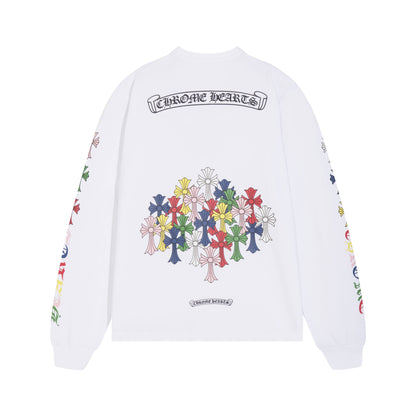 Chrome Hearts Men's Long-Sleeve T-shirtSweatshirt K8015