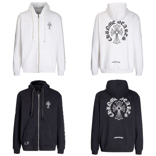Chrome Hearts New Zip Up Hoodie -5007