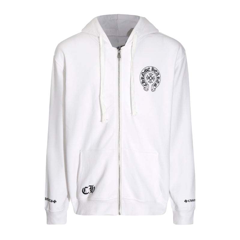 Chrome Hearts New Zip Up Hoodie -5014