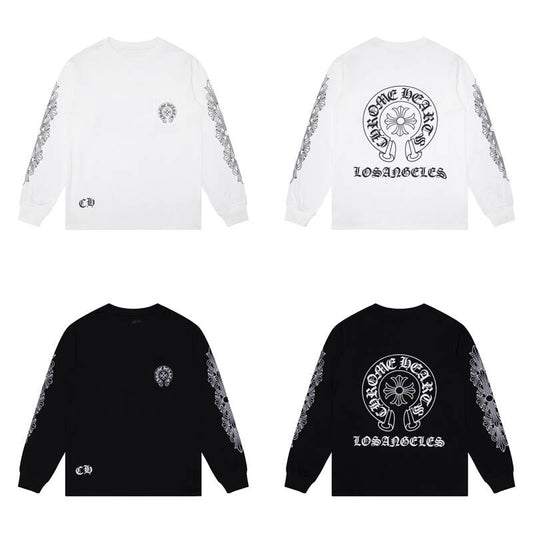 Chrome Hearts Men's Long-Sleeve T-shirtSweatshirt K8008