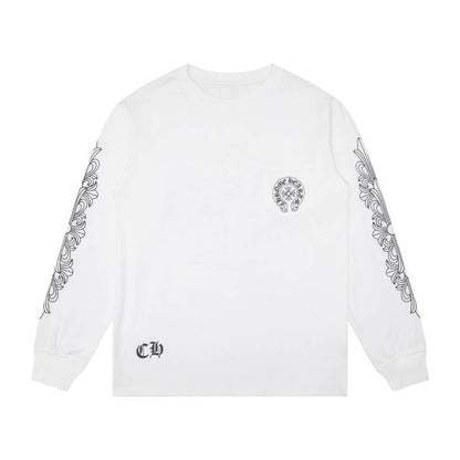 Chrome Hearts Men's Long-Sleeve T-shirtSweatshirt K8008