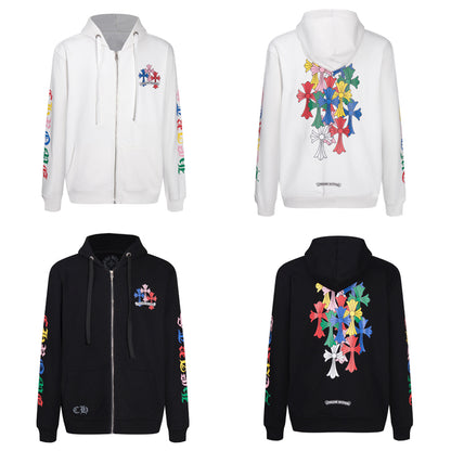 Chrome Hearts New Zip Up Hoodie -5010