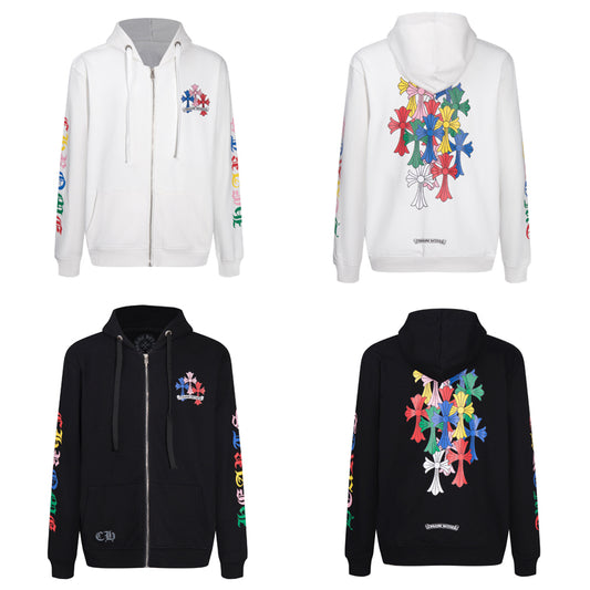 Chrome Hearts New Zip Up Hoodie -5010