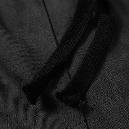 Chrome Hearts Men Designer Wide Leg Jeans Vintage Black with Quilted Texture and Distressed Hem 1115