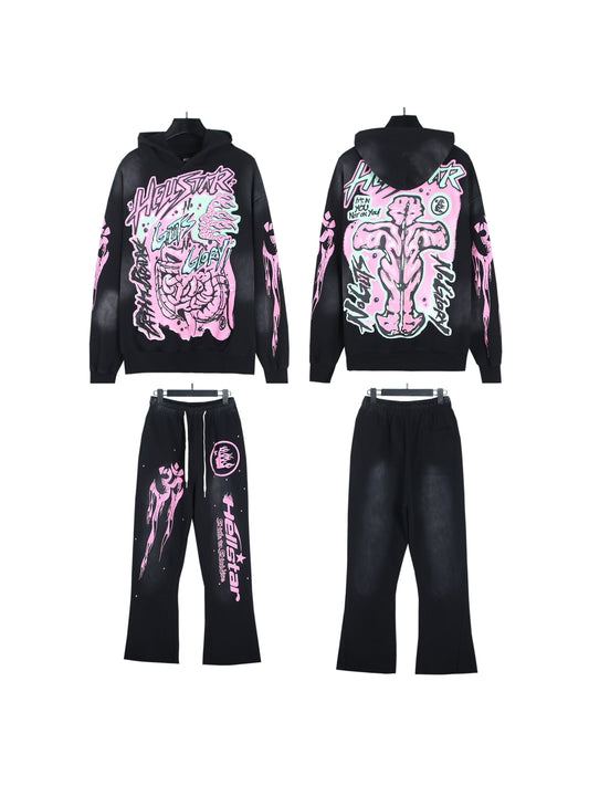 Hellstar Studios New Hoodie and Pants Set