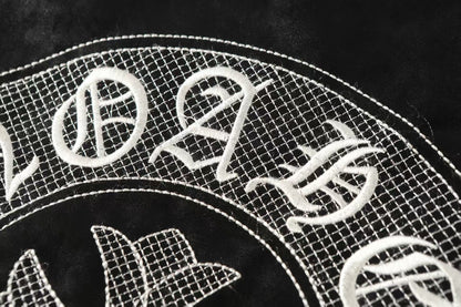 Chrome Hearts Horseshoe Cross Jacket - Black Street Embroidered Coat 8800