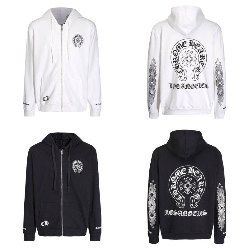 Chrome Hearts New Zip Up Hoodie -5014