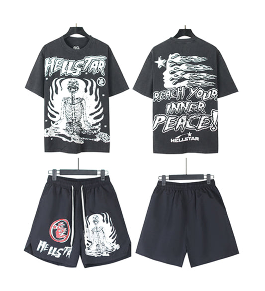 Hellstar new fashion T-shirt Suit