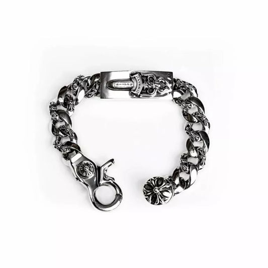 DAGGER ID FANCY LINK CLIP BRACELET -6