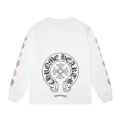 Chrome Hearts Men's Long-Sleeve T-shirtSweatshirt K8009